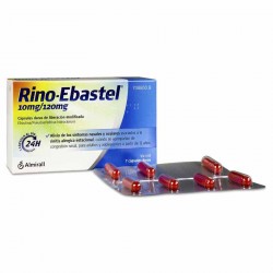 Rino Ebastel 10/120 mg 7 Cápsulas