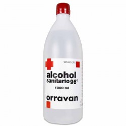 Alcohol 96º Sanitario Orravan Solución Cutánea 1 L