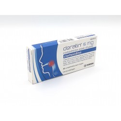 Deratin 5 mg  20 comprimidos para chupar