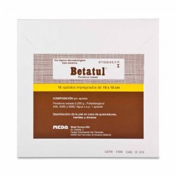 Betatul 250 mg 10 Apósitos Impregnados