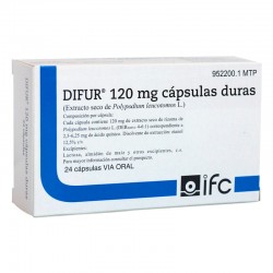 Difur 120 mg 24 Cápsulas Duras