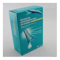 Gaviscon Suspensión Oral 24 Sobres Sabor Menta