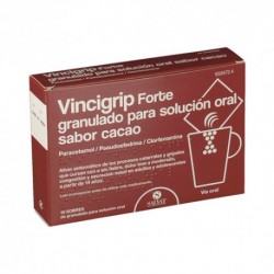 Vincigrip Forte 10 Sobres Granulado Sabor Cacao
