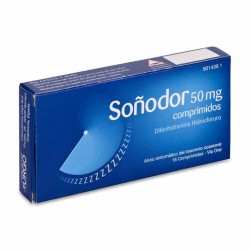 Soñodor Difenhidramina 50 mg 16 Comprimidos