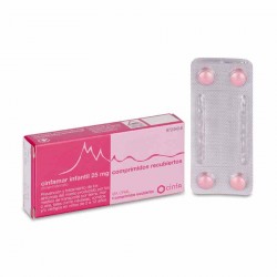 Cinfamar Infantil 25 mg 4 Comprimidos Recubiertos