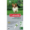 Advantix 40/200 mg Solución Spot-On Para Perros Hasta 4 Kg 4 Pipetas Cortas 0,4 mL