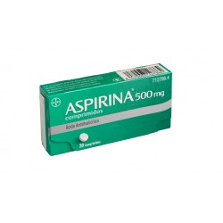  ASPIRINA 500 MG 20 COMPRIMIDOS C.N 712786