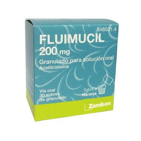Fluimucil 200 mg Granulado para Solucion Oral
