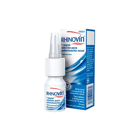 Rhinovín ®  1 mg/ml solucion para pulverización nasal CN 799908.9