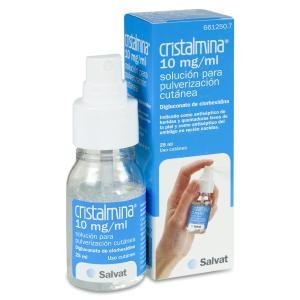 Cristalmina 10 mg/ml solucin cutanea - Farmacia El Salt