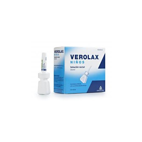  Verolax niños (1.8 ml solucion rectal 6 enemas 2.5 ml)  Código Nacional: CN854042.6