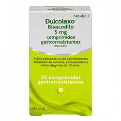 DULCOLAXO Bisacodilo 5 mg 30 COMPRIMIDOS CN748483.7