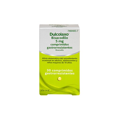DULCOLAXO Bisacodilo 5 mg 30 COMPRIMIDOS CN748483.7