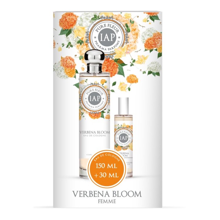 Iap Pharma Pure Fleur Eau de Cologne Verbena Bloom Pack 150 ml + 30 ml