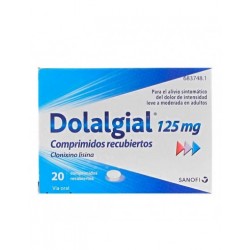 Dolalgial Clonixino Lisina 25 MG 20 Comprimidos Recubiertos