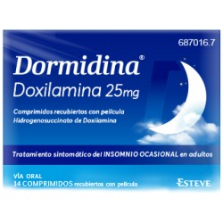 Dormidina 25 MG 14 Comprimidos Recuertos