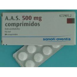 AAS 500 mg 20 Comprimidos