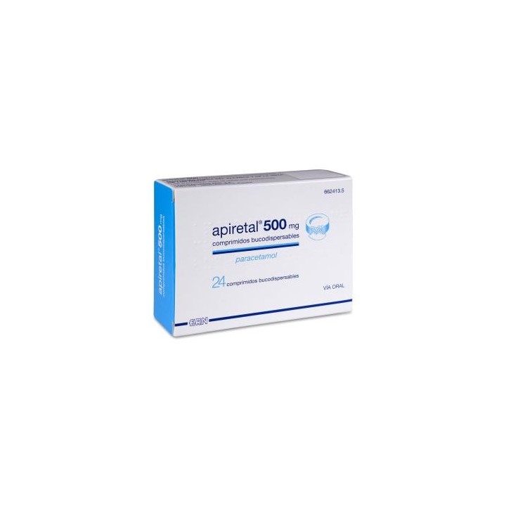 Apiretal 500 mg 24 Comrpimidos Bucodispersables