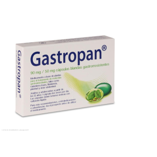 Gastropan 90 mg/50 mg 14 Cápsulas Blandas Gastrorresistentes