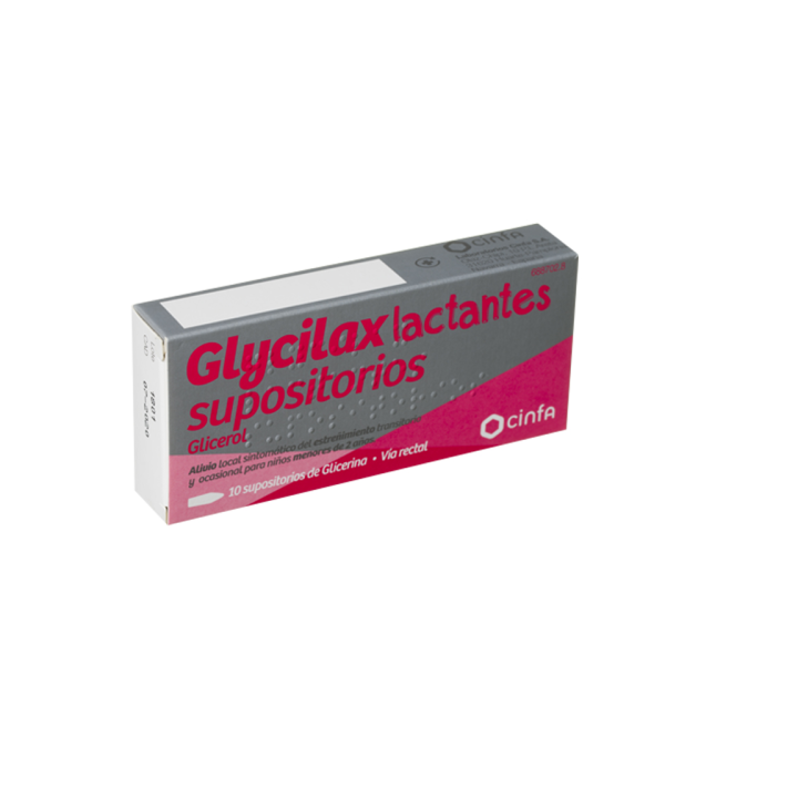 Glycilax Lactantes 0,672 g 10 Supositorios CN: 688702.8