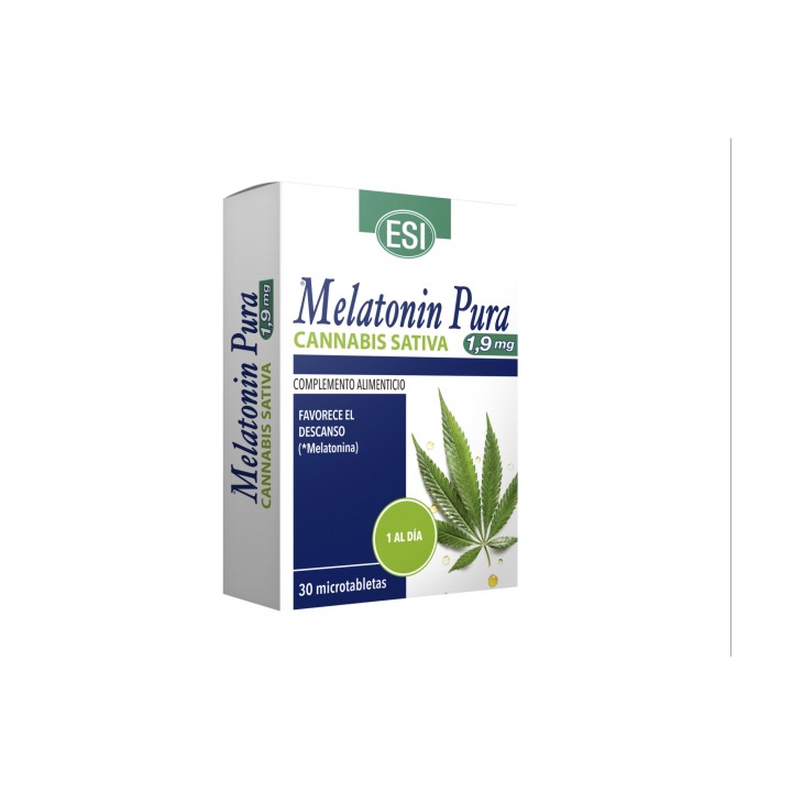 MELATONIN PURA Cannabis Sativa 1,9 MG. (30 Microtabletas)