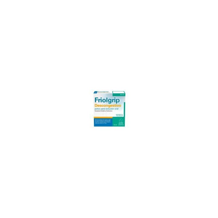 Friolgrip Descongestivo 10 Sobres Polvo Para Solución Oral. CN: 651213.5