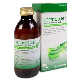 Normotus Antitusivo 2 mg/mL Solución Oral 200 mL. CN: 652460.2