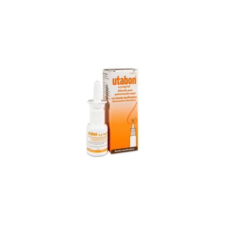 Utabon 0,5 mg/mL Solución Para Pulverización Nasal 15 mL (Con Bomba Dosificadora) CN: 652847.1
