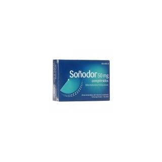Soñodor Difenhidramina 50 mg 10 Comprimidos. CN: 654400.6