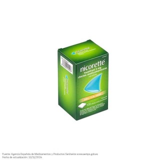 Nicorette Freshfruit 2 mg 105 Chicles Medicamentosos. CN: 654599.7