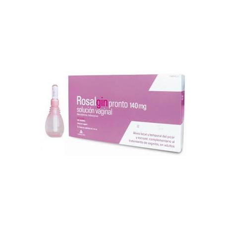Rosalgin Pronto 140 mg Solución Vaginal 5 Frascos