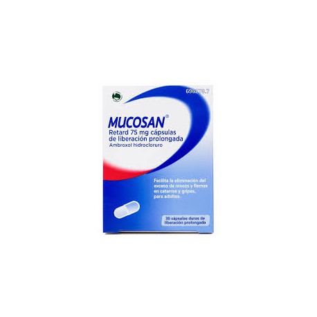 Mucosan Retard 75 mg 30 Cápsulas Liberación Prolongada