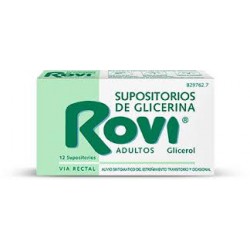 SUPOSITORIOS GLICERINA ROVI ADULTOS 12 U CN829762.7