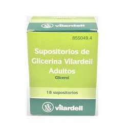 Supositorios Glicerina Vilardell Adultos 18 Unidades