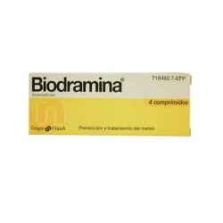Biodramina (50 mg 4 comprimidos)