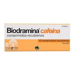 Biodramina C (Cafeína) 12 Comprimidos EFP