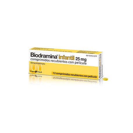 Biodramina  Infantil 12 comprimidos