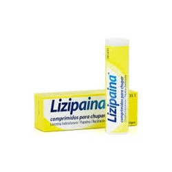 Lizipaína Clorhexidina/Benzocaína 5/2.5 mg 20 Comprimidos Para Chupar