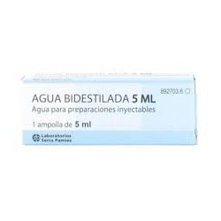 Agua Bidestilada Serra 1 ampolla 5ml