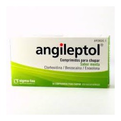 Angileptol 30 comprimidos para chupar sabor menta