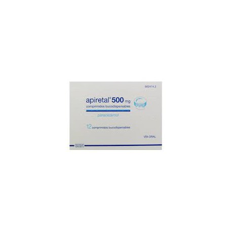 Apiretal 500 mg 12 comprimidos bucodispersables