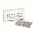 Apiretal  Niños 250 mg 5 Supositorios