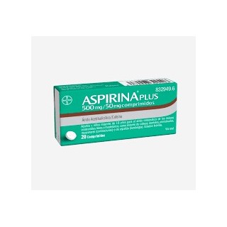 Aspirina Plus 500/50 mg 20 Comprimidos