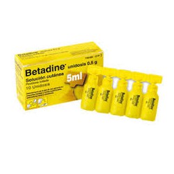 Betadine (10 % solucion topica 10 unidosis 5 ml)