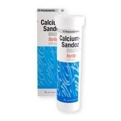 Calcium-Sandoz 500 mg Comprimidos EfervescentesCENTES