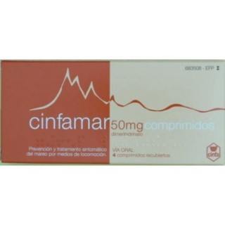 Cinfamar 50 mg Comprimidos Recubiertos