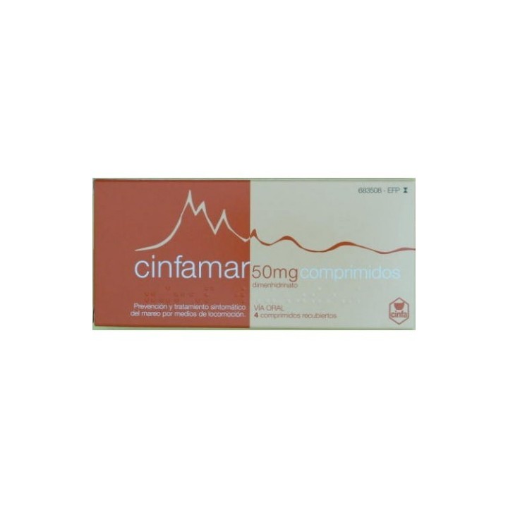 Cinfamar 50 mg Comprimidos Recubiertos