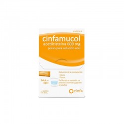 Cinfamucol Acetilcisteina 200 mg Polvo 20 sobres  solucion oral