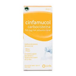 Cinfamucol Carbocisteina 50 mg/ml Solucion oral