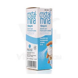 Cristalmina 10 mg/ml solucion para pulverizacion cutanea